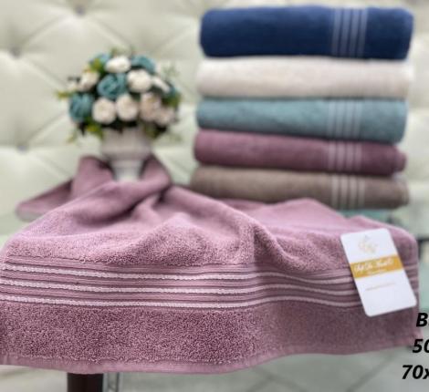 Полотенце махровое "Sofi de Marko" BLEND (грязно-розовый), 70х140