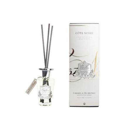 Диффузор "COTE NOIRE" Salted Butter Caramel серебряный декор, 150 мл