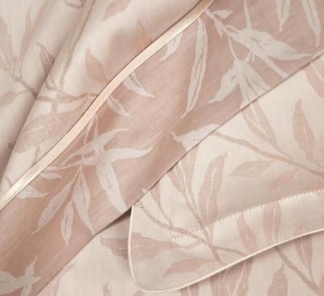 Постельное бельё "Blanc des Vosges" OSIER POUDRE Сатин ДеЛюкс, Евро