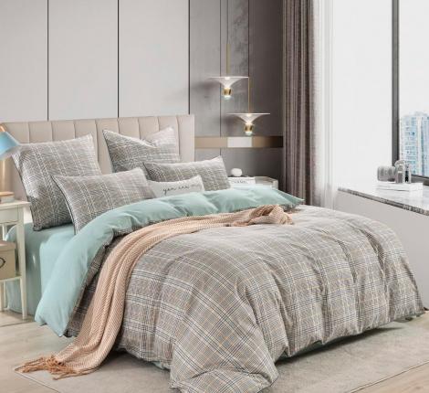 Постельное белье "Sofi de Marko" Лавр (зеленый) Сатин, 2 спальный