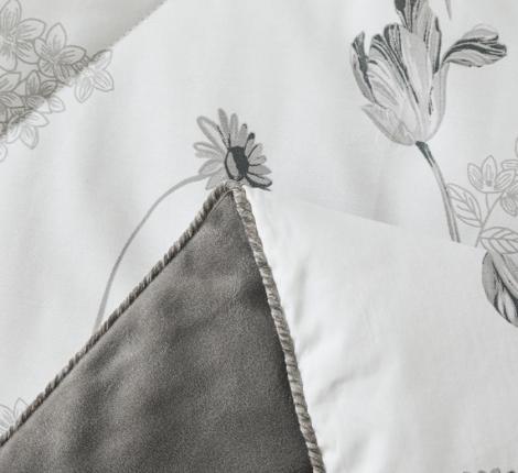 Постельное белье с одеялом "Sofi de Marko" Роберто №31 Велюр/Сатин, 1,5 спальный