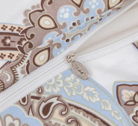 Постельное белье с одеялом "Sofi de Marko" Ришелье №53 Сатин, 1,5 спальный