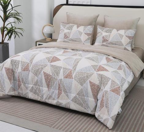 Постельное белье с одеялом "Sofi de Marko" Роберто №2 Велюр/Сатин, Семейный