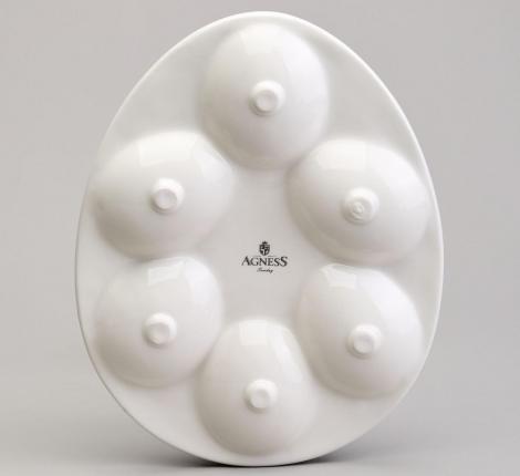 Блюдо для 6 яиц "SUNDAY", 20,5*16*2,5 см