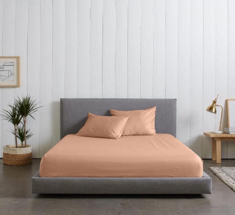 Простыня на резинке "Primavelle" Тенсел 200х220, Персик