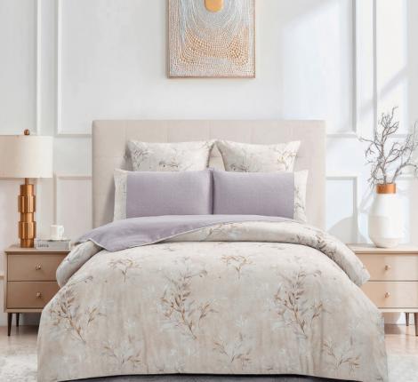 Постельное бельё "KARTEKS" жаккардовый сатин АКВАРЕЛЬ CVP 04, Евро