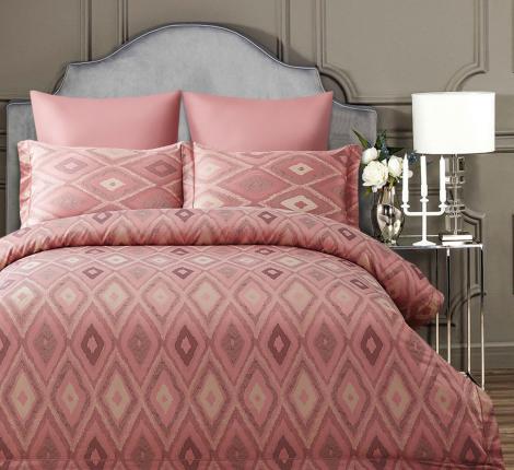 Постельное Белье &quot;Arya Majestik&quot; Бамбук  Barton (розовый), 1,5 спальный