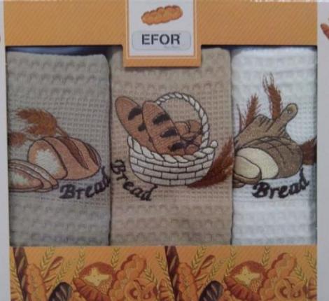 Набор вафельных салфеток "EFOR" LUX (40*60-3шт.) EKMEK