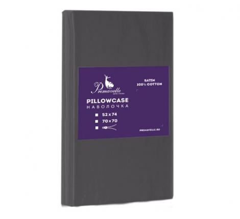 Наволочка с ушками "Primavelle" Сатин 52х74, Графит