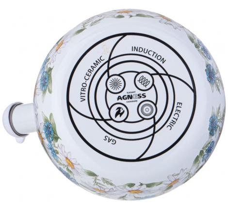 Чайник эмалированный со свистком "SENTIMENT", 2,2 л