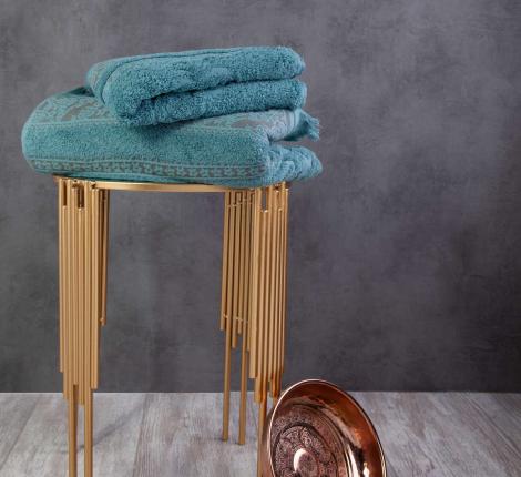 Полотенце махровое AMBIELLA "BIATRIS" 30х50, зелёный