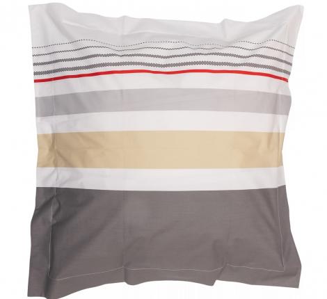 Наволочка "Blanc des Vosges" SUNSET anthracite перкаль, 60x60