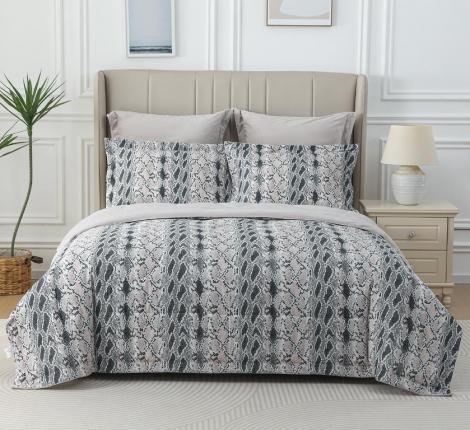 Постельное белье с одеялом "Sofi de Marko" Ренато №27 Велюр/Сатин, 1,5 спальный