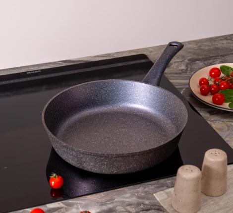 Сковорода глубокая AGNESS GRANITE 952-015, диаметр 28 см