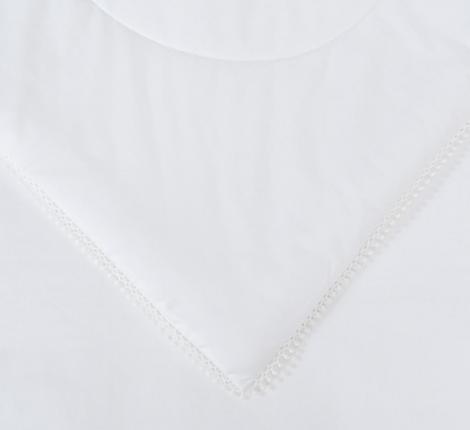 Постельное бельё с одеялом "Sofi de Marko" Элиана (белая) Сатин, Евро