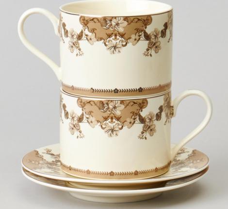 Чайный набор "RENDEZVOUS" 165-573 на 2 персоны, 4 предмета (350 мл)