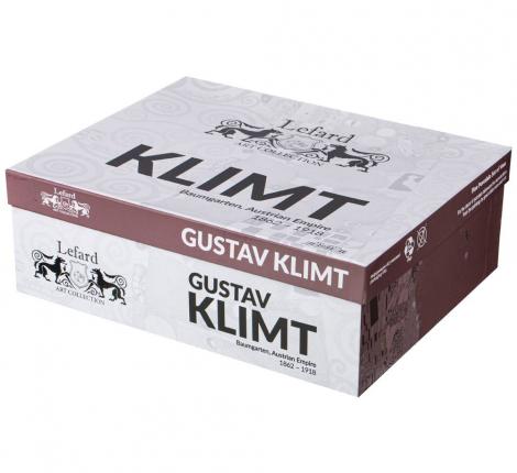 Ваза "ПОЦЕЛУЙ" (Г. КЛИМТ) высота 25,5 см, кремовая