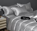 Постельное бельё Primavelle Tencel жаккард "SAJE" серый, Семейный (простыня на резинке)