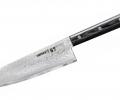 Нож кухонный "Samura Damascus 67" Сантоку 175 мм, Микарта