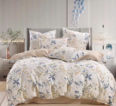 Постельное белье "Sofi de Marko" Наварра (белый) Сатин, 1,5 спальный