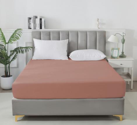 Простыня на резинке Tango SOHO (розовая пудра), 160x200