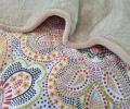 Одеяло тёплое Magic Wool &quot;Облако-Узоры&quot; шерсть мериноса, 180х200