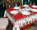 Скатерть с пропиткой "ЩЕЛКУНЧИК" 160х220 см, красный