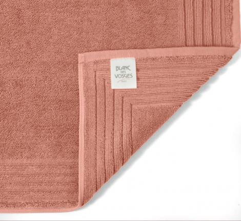 Коврик для ванной "Blanc des Vosges UNI HIBISCUS 50х90, розовый