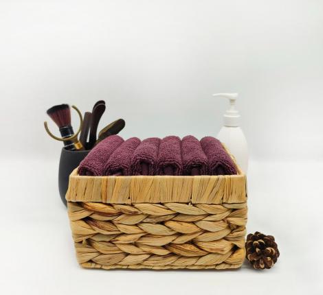 Набор махровых салфеток "Sofi de Marko" Бруна 30х30(6шт), пурпурный