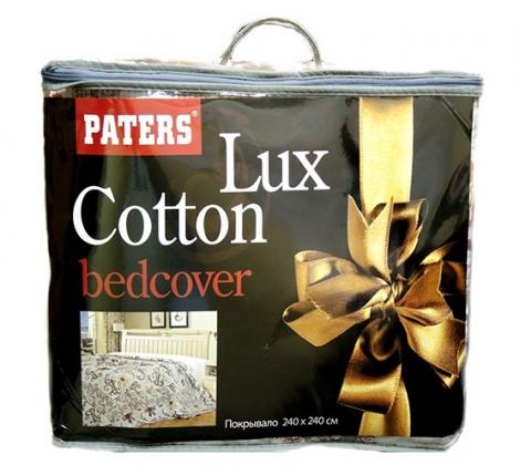 Покрывало &quot;Lux Cotton&quot; вышивка Белоснежка, 240х240, 2 нав.(50х70)