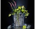 Ваза "GLASS NATURE" 698-124, 16*11*21,5 см