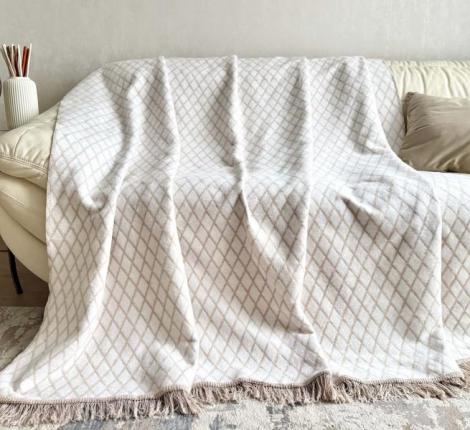 Плед хлопковый Райтекс "БУШЕ", 200х220