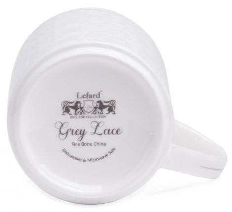 Набор кружек 4 шт. "GREY LACE", 400 мл