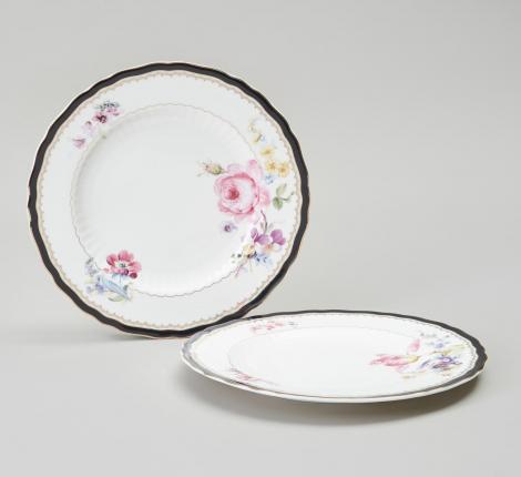 Набор закусочных тарелок 2 шт. "NOSTALGIE", диаметр 20.5 см