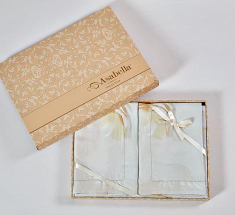 Постельное белье "Asabella" 2163-7 Тенсел, Семейный