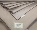 Постельное белье с одеялом "Kazanov.A." Muslin&Satin Solid color (латте), Евро