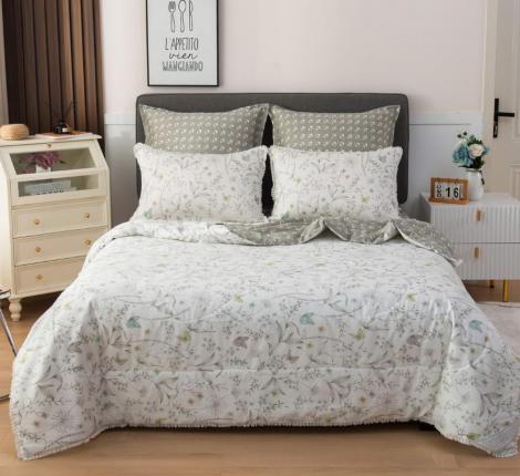 Постельное белье с одеялом "Sofi de Marko" Бернадетт №58 Сатин, 1,5 спальный