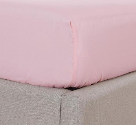 Простыня на резинке "Sofi de Marko" Марми (розовая) Сатин, 180х200х30