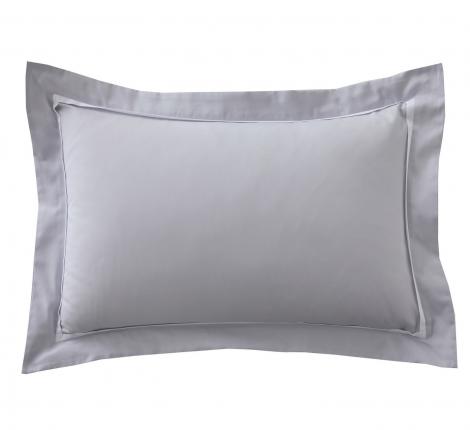 Наволочка "Blanc des Vosges" AMBOISE METAL (серебристый) сатин делюкс, 50х70