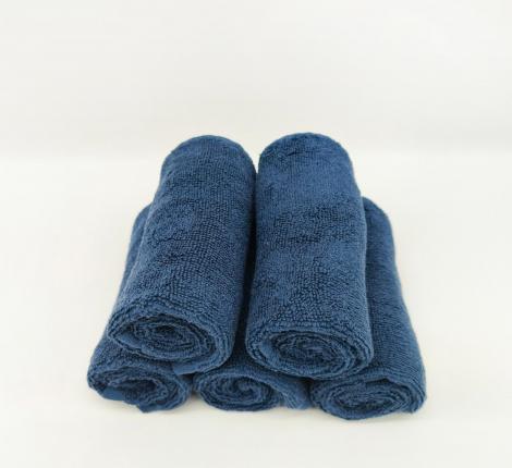 Набор махровых салфеток "Sofi de Marko" Дэйзи 30х50-5шт., темно-синий