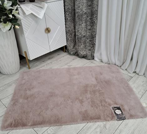 Коврик "Kazanov.A." Rabbit (пудра жемчуг) Искусственный мех, 80х120