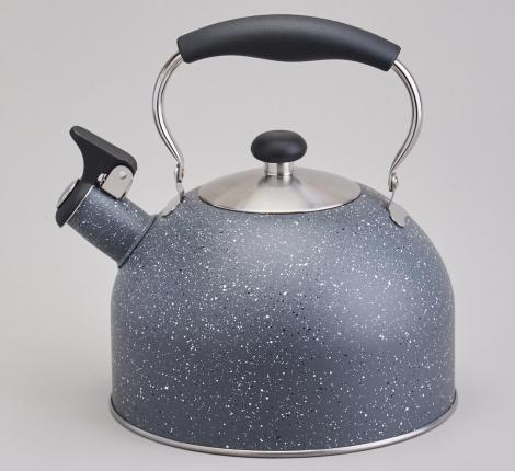 Чайник со свистком и складывающейся ручкой "AGNESS" 937-915, 2,5 л