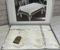 Скатерть EFOR "ASLI GARDENYA" 160х220, кремовый