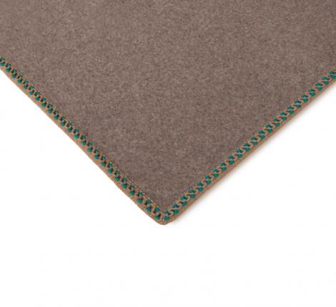 Плед Frati "SOFT BAMBOO" TORTORA с тесьмой Coco (коричневый), 160х200