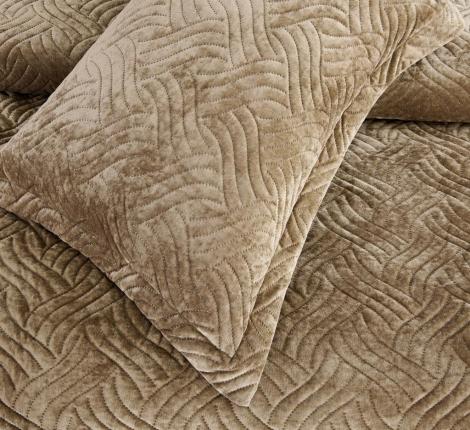 Покрывало "Sofi de Marko" Деварта (бежевый) Бархат, 240x260