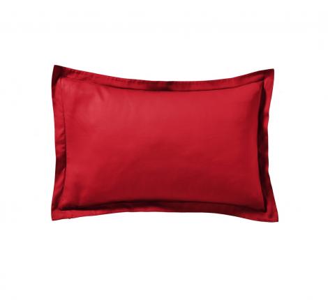 Наволочка "Blanc des Vosges" сатин де люкс 50х70 rouge (красный)