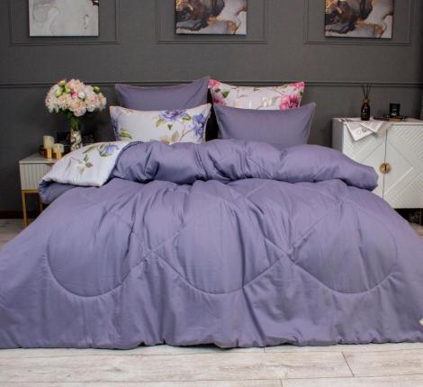 Постельное бельё с одеялом "Kazanov.A." Зарина (лаванда) Сатин, Евро