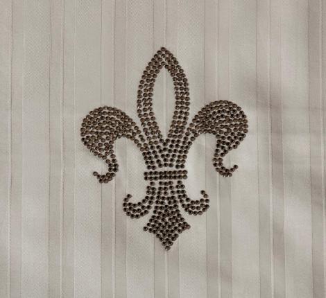 Постельное белье "Kazanov.A." Stripe Royal (платина) Страйп Сатин, Евро