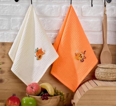 Салфетки вафельные "METEOR" 40*60 (2 шт.) AUTUMN