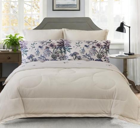 Постельное белье с одеялом "Sofi de Marko" Ренато №40 Велюр/Сатин, Евро